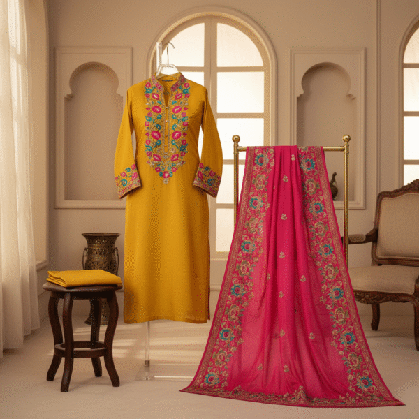 Gemini_Generated_Image_f6je7bf6je7bf6je Pure Cotton Block Print Three-Piece Set