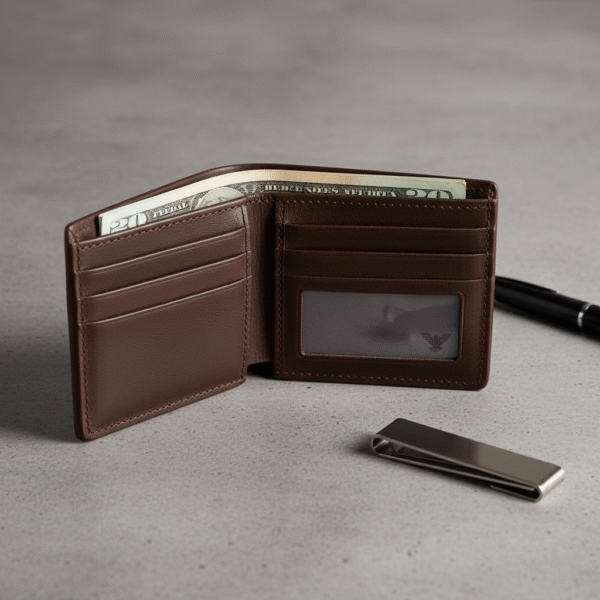 Gemini_Generated_Image_tfii2ktfii2ktfii Men's Classic Bi-Fold Leather Wallet